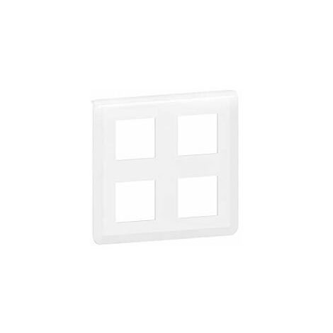 PLAQUE DE FINITION MOSAIC POUR 2X2X2 MODULES BLANC LEGRAND LEG078838L