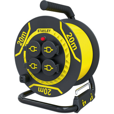 STANLEY ENROULEUR ÉLECTRIQUE PRO 20M H07RN-F 3G1,5 - 227121