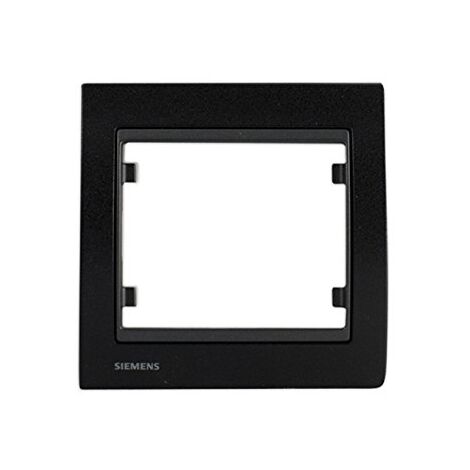 SIEMENS DELTA IRIS PLAQUE SIMPLE MÉTAL NOIR SIE266627 (1/2)