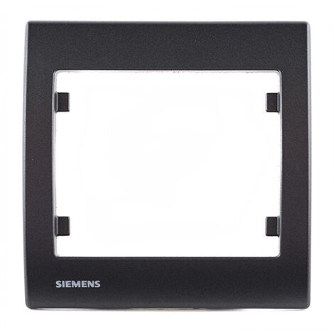 SIEMENS DELTA IRIS PLAQUE SIMPLE ANTHRACITE SIE266566