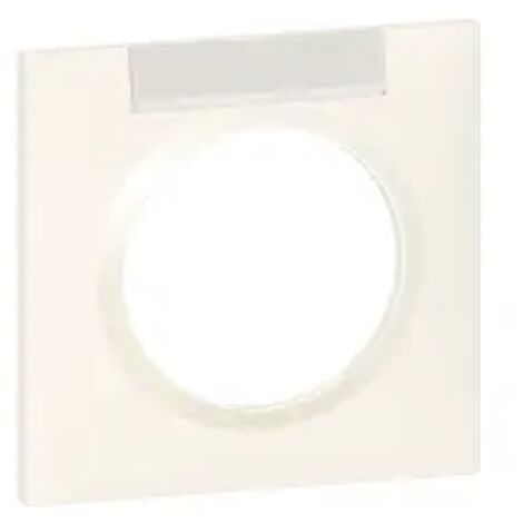 LEGRAND DOOXIE PLAQUE SIMPLE AVEC PORTE ÉTIQUETTE BLANC - 600942 (1/3)