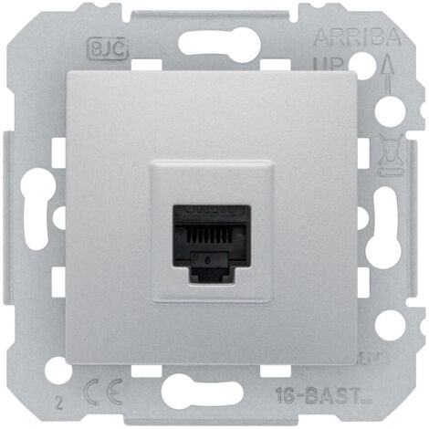 Prise RJ45 Silver Siemens DELTA VIVA