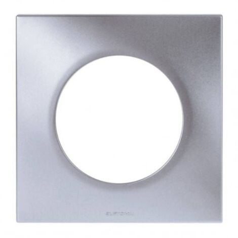 EUROHM SQUARE PLAQUE SIMPLE SILVER - 60490