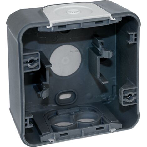 EUROHM OXXO CADRE SAILLIE ÉTANCHE SIMPLE P40 ANTHRACITE IP55 - 60860