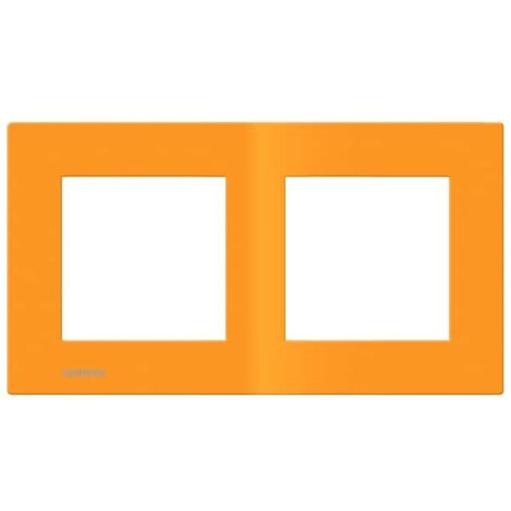 SIEMENS DELTA VIVA PLAQUE DOUBLE ORANGE SIE007924