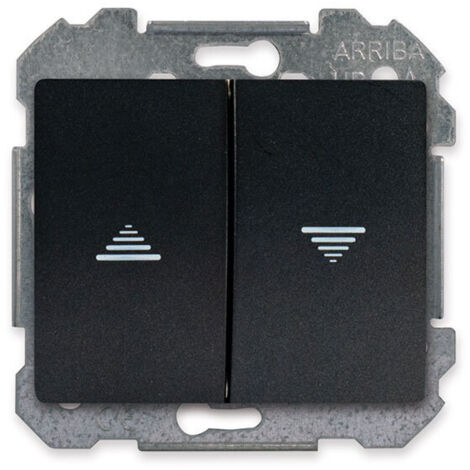 Interrupteur pour volet roulant Anthracite Delta IRIS (1/3)