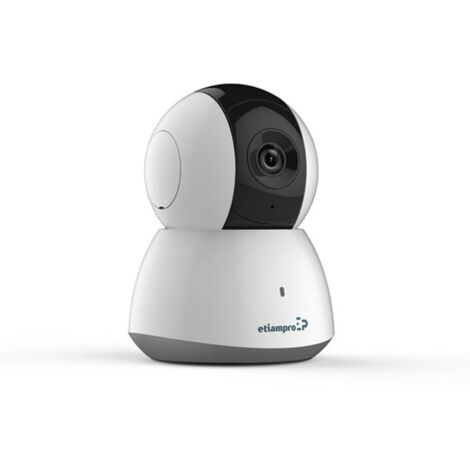 Velleman – Caméra IP WiFi panoramique 2 MP avec vision nocturne jusqu'à 10m – Inclinaison 90° – Installation facile – ECAMIP801 (1/5)