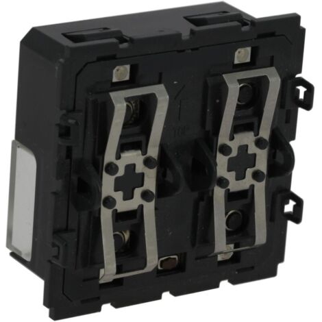 Legrand – Commande de base 1 ou 2 fonctions – Interrupteur va et vient Composable – Alimentation BUS SCS 27V – Installation encastrée ou saillie (1/2)