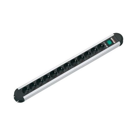 BACHMANN STECKDOSENLEISTE PRIMO CLASSIC ALU, 12-FACH MIT (1/2)