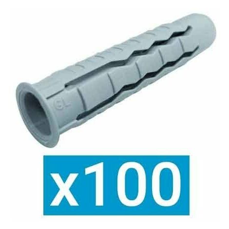 ING FIXATIONS CHEVILLE NYLON POLYVALENTE 8X40 - BOITE DE 100 - A170214 (1/4)