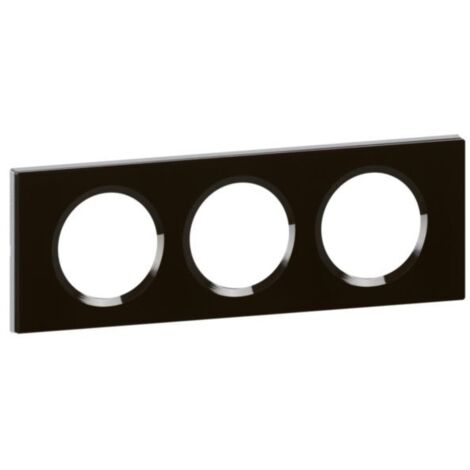 LEGRAND CÉLIANE PLAQUE MATIÈRES TRIPLE VERRE PIANO - 069303 (1/2)