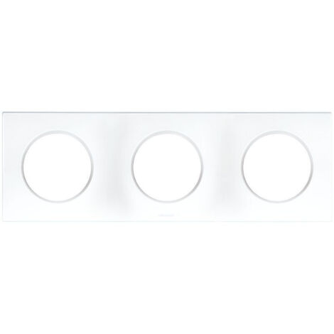 EUROHM SQUARE PLAQUE TRIPLE BLANC - 60298