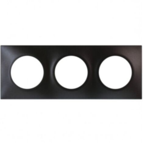 EUROHM Square Plaque triple anthracite - 60398