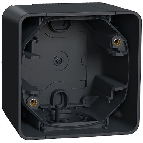 Schneider Electric – Boîtier de protection pour prise électrique IP55 – Résistance aux chocs IK08 – Montage en saillie – MUR37911