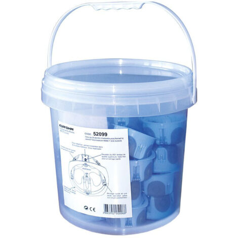 Eur Ohm – Seau de 25 boîtes d'encastrement Ø67×40 mm – Scie cloche incluse – Pour installations électriques en espaces confinés