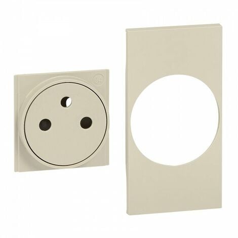 ENJOLIVEUR LIVING NOW POUR PRISE DE COURANT SURFACE 2 MODULES - SABLE BTICINO COFREL ARDBTKM55F