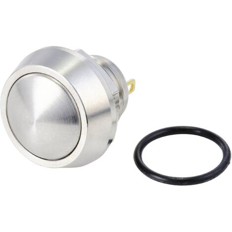 TRU COMPONENTS TC-10090996 GQ12B-10/J/S BOUTON POUSSOIR À PRESSION 48 V/DC 2 A 1 X OFF/(ON) À RAPPEL IP65 1 PC(S)