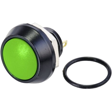 TRU COMPONENTS TC-10091004 GQ12B-10/J/G/A BOUTON POUSSOIR À PRESSION 48 V/DC 2 A 1 X OFF/(ON) À RAPPEL IP65 1 PC(S) (1/2)