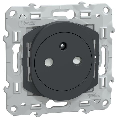 Schneider Electric – Prise de courant affleurante 2P+T 16A IP21D – Fixation par vis – Raccordement 1 x 1,5 mm² à 2 x 4 mm² – S340052 (1/7)