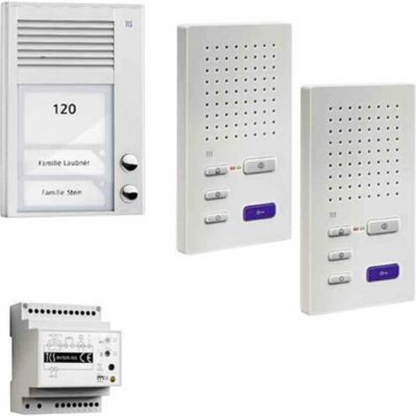 TCS HOME:PACK AUDIO, AUFPUTZ, ZWEIFAMILIENHAUS, PSC2220-0000 - BESTEHEND AUS AUDIO AUßENSTATION SERIE PAK 2 TASTEN AP, 2X AUDIO (1/2)