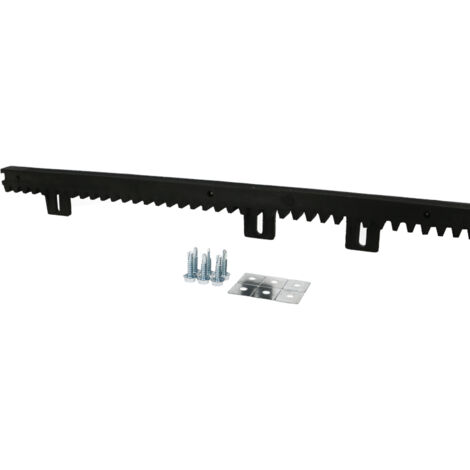 Nice – Crémaillère nylon armé 1m – Pour portails coulissants jusqu'à 600 kg – Installation rapide avec perforations pré-percées