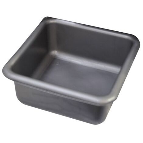 ALUMINIUM ET PLASTIQUE CUVETTE CARRÉE 29CM 5.5L SILVER 1035693
