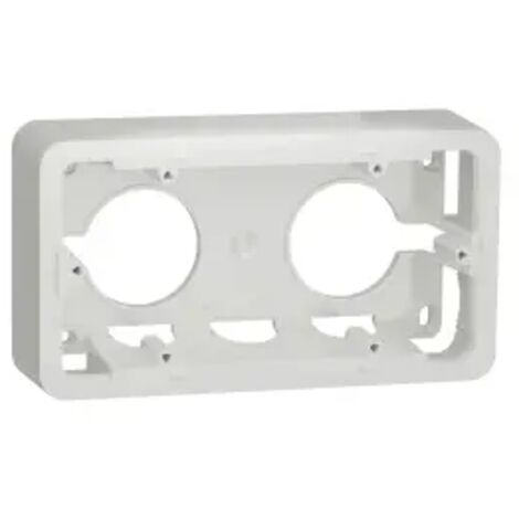 boîte en saillie - 4 modules - blanc - schneider electric nu840418 (1/5)
