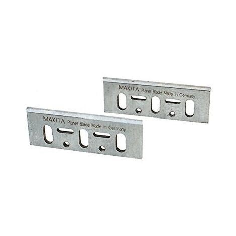 Makita – Lame de rabot HSS 82 mm – Lot de 2 – Pour bois dur – Coupe nette sans éclat