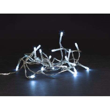 Meissa Led - 2 M - 20 Led - Blanc - Câble Transparent - Modulateur - Piles Non Incluses (1/5)
