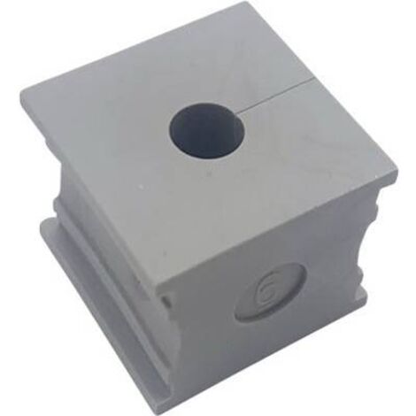 TRU COMPONENTS KT 6 PASSE-FILS FENDU Ø MAX. DES BORNES 7 MM ELASTOMÈRE GRIS 1 PC(S) TC-10329224 (1/3)