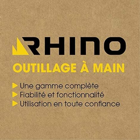 Marteau Menuisier Rhino 20mm - Manche Trimatière Incassable - Garantie à Vie