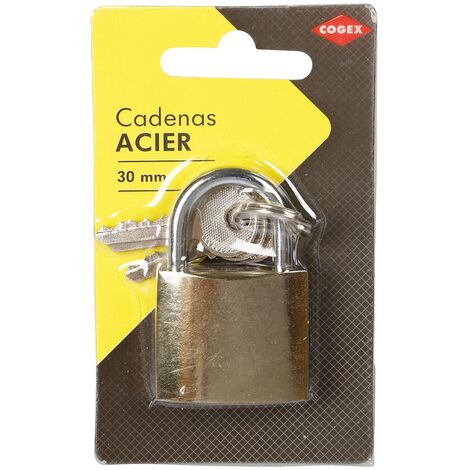 Lot De 2 Cadenas à Clé Hama Noir - Pour Bagages, Casiers De Sport Et École - Sécurité Et Identification Facile