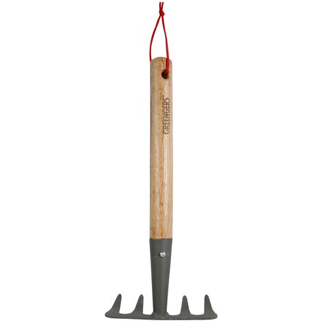 GREENGERS - RÂTEAUX DE JARDINAGE, KITS D'OUTILS DE JARDINAGE - MINI RÂTEAU DE JARDINAGE, RÂTEAU À FLEURS, RÂTEAU À MAINS, RÂTEAU (1/3)