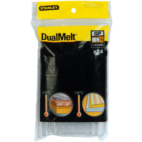 Bâtons de colle thermofusible double STANLEY (1-GS10DT)