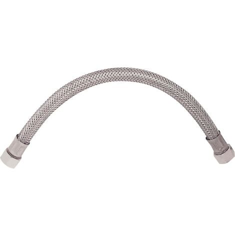 Flexible sanitaire - Raccord 2 écrous tournants 3/4" - Longueur : 500mm - DN10