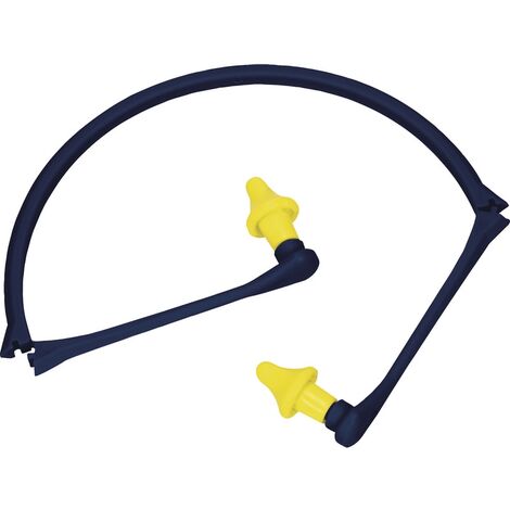 BOUCHONS D'OREILLES AVEC ARCEAU PLIABLE DELTA PLUS SNR 28DB CONICAP01JA (1/5)