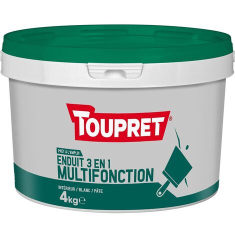 ENDUIT MULTIFONCTION 3EN1 PÂTE CHANTIER TOUPRET 4KG BCEMULP04