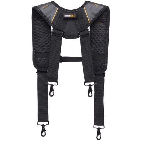 Toughbuilt – Bretelles rembourrées confortables TBCT51P – Tissu 1680D résistant – Boucles ajustables – Conception ergonomique pour réduire la fatigue (1/5)