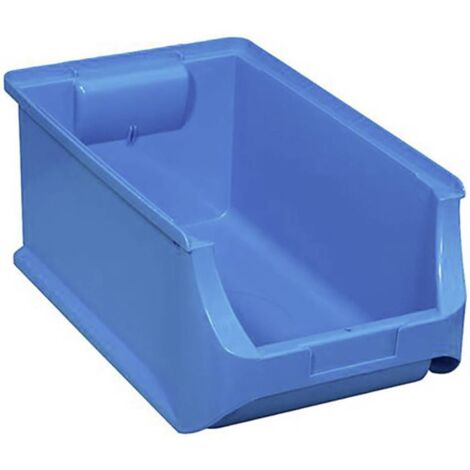 Bac de rangement bleu 355 x 205 x 150 mm – Polypropylène – Empilable et encastrable – Usage intérieur universel – Allit