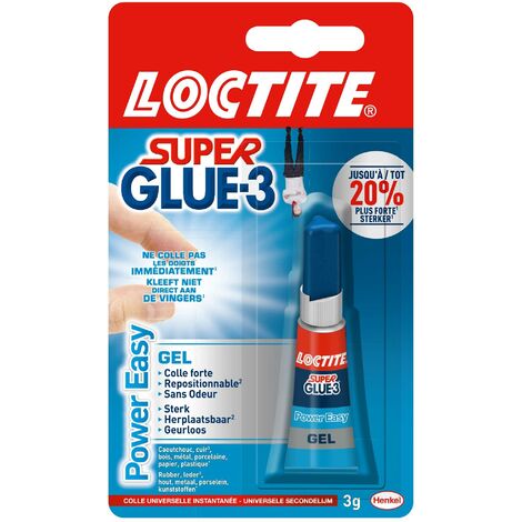 LOCTITE Colle forte Super Glue 3 Powerflex gel