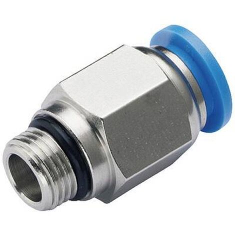 TRU COMPONENTS RACCORD DROIT TC-10462728 PC12-G02 Ø DE TUYAU: 12 MM TAILLE DU FILETAGE: G1/4 1 PC(S) (1/2)