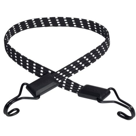 Master Lock – Tendeur sandow plat 80 cm – Résistance supérieure – Crochets double fil pour fixation facile – Design réfléchissant pour visibilité nocturne (1/5)