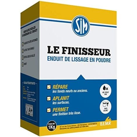 BEMR BMFIN01 ENDUIT SIM LE FINISSEUR EN 1 KG, BLANC