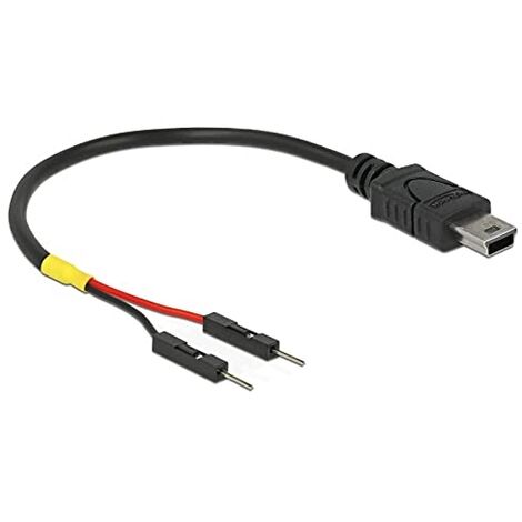 DeLOCK Delock 85412 - 0,1 m - Mini-USB B - Noir (1/3)