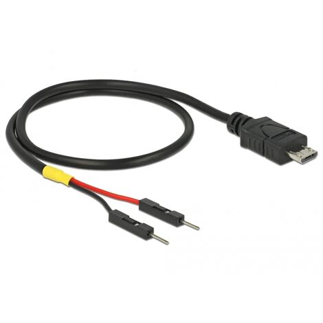 DELOCK 85408 CÂBLE USB 0,3 M MICRO-USB B NOIR (1/3)