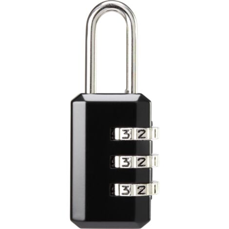 SYGONIX SY-5044452 CADENAS 22 MM NOIR AVEC SERRURE À COMBINAISON (1/3)
