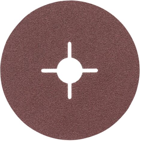 BOSCH DIY DISQUE ABRASIF EN FIBRE (POUR MEULEUSE D'ANGLE DIVERS MATÉRIAUX, Ø 125 MM), ROUGE 2 608 605 477 (1/3)