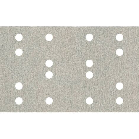 BANDES DE PONÇAGE ADHÉSIVES 80 X 133 MM, P 120, 16 TROUS, AVEC FIXATION AUTO-AGRIPPANTE (SRA) METABO 635201000 (1/2)