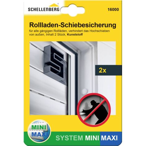 Lot de 2 fusibles pour volet roulant – Couleur anthracite – Effet anti-effraction – Invisible de l'extérieur – Schellenberg (1/5)