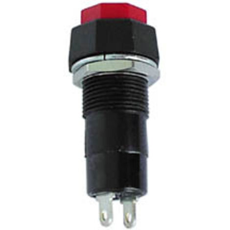 R18-24A BOUTON-POUSSOIR OFF-ON ROUGE 3A/125V VELLEMAN R1824A/125 (1/2)